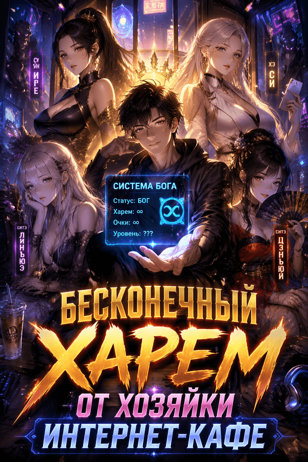 Бесконечный харем от хозяйки интернет-кафе