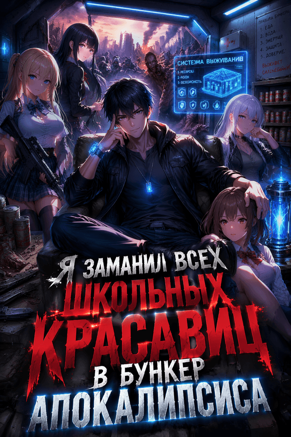 Я заманил всех школьных красавиц в бункер апокалипсиса
