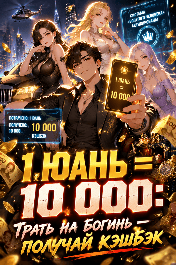 1 юань = 10 000: Трать на богинь — получай кэшбэк