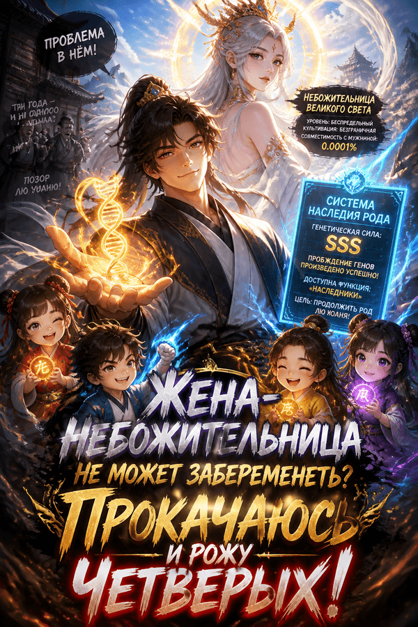 Жена-небожительница не может забеременеть? Прокачаюсь и рожу четверых!