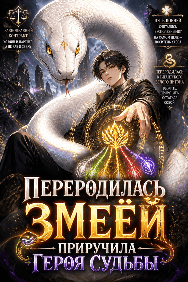 Переродилась змеёй — приручила героя судьбы