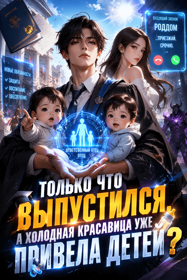 Только что выпустился, а холодная красавица уже привела детей?