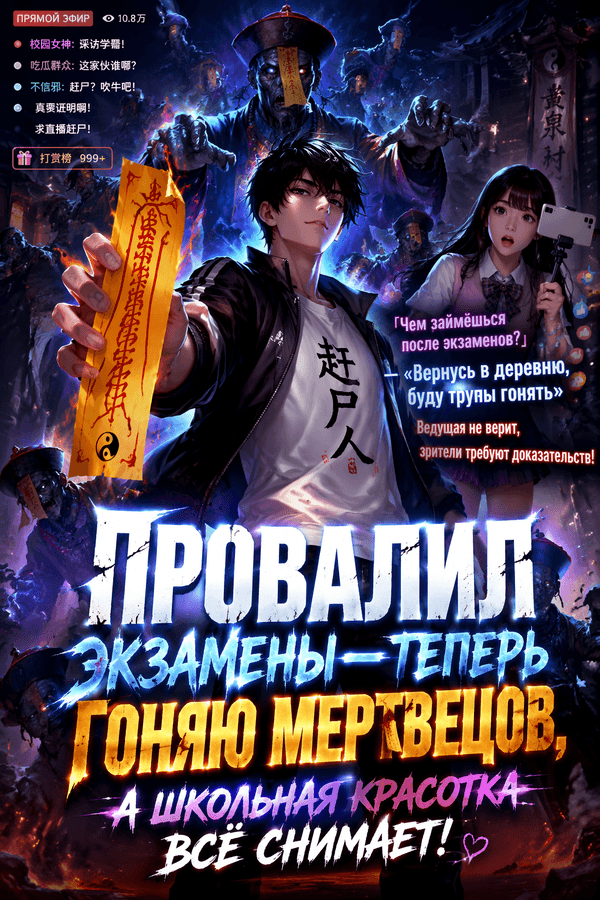 Провалил экзамены — теперь гоняю мертвецов, а школьная красотка всё снимает!
