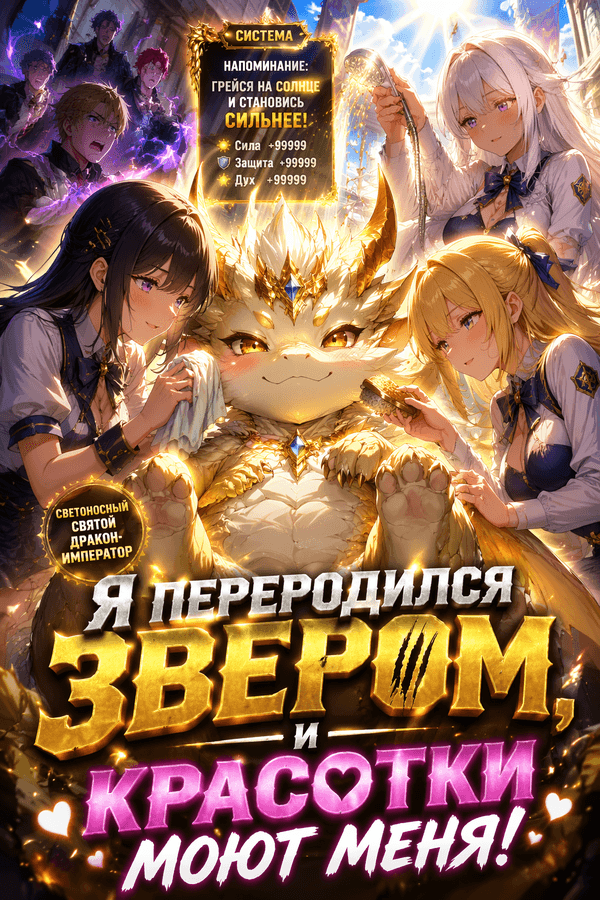 Я переродился зверем, и красотки моют меня!