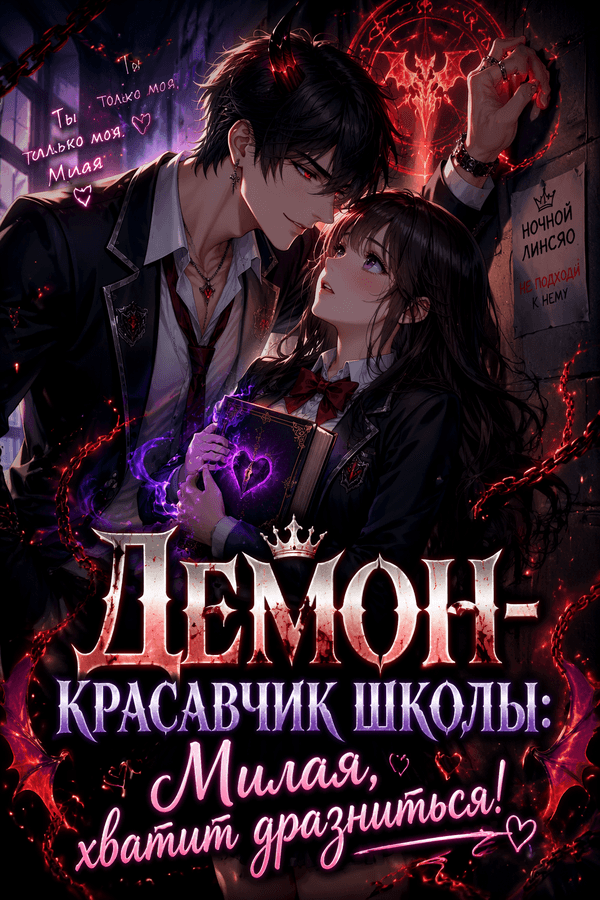 Демон-красавчик школы: Милая, хватит дразниться!