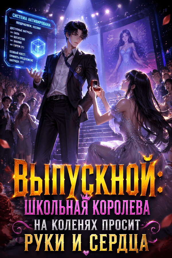 Выпускной: школьная королева на коленях просит руки и сердца