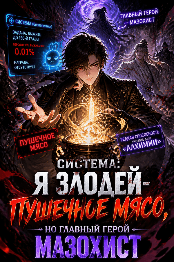 Система: Я злодей-пушечное мясо, но главный герой — мазохист