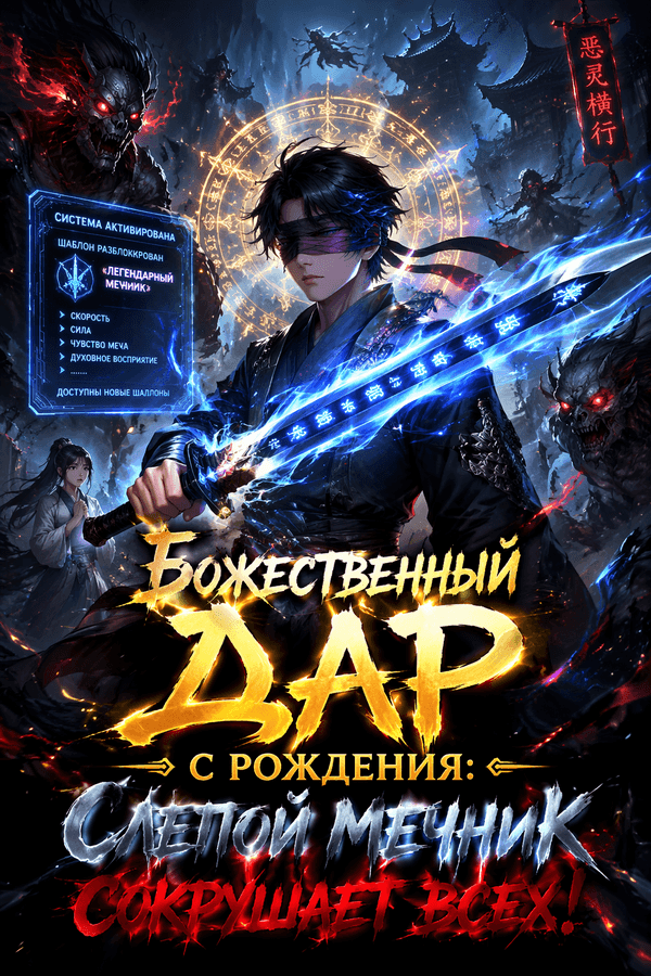 Божественный дар с рождения: Слепой мечник сокрушает всех!