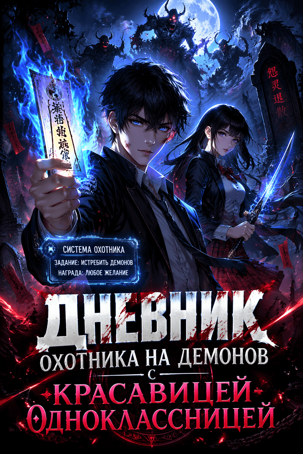 Дневник охотника на демонов с красавицей-одноклассницей