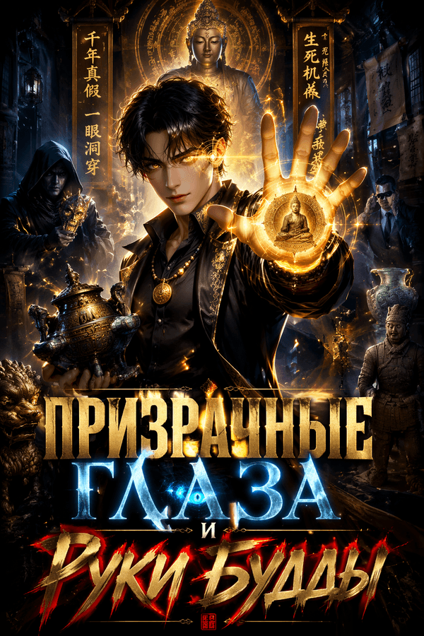 Призрачные глаза и руки Будды