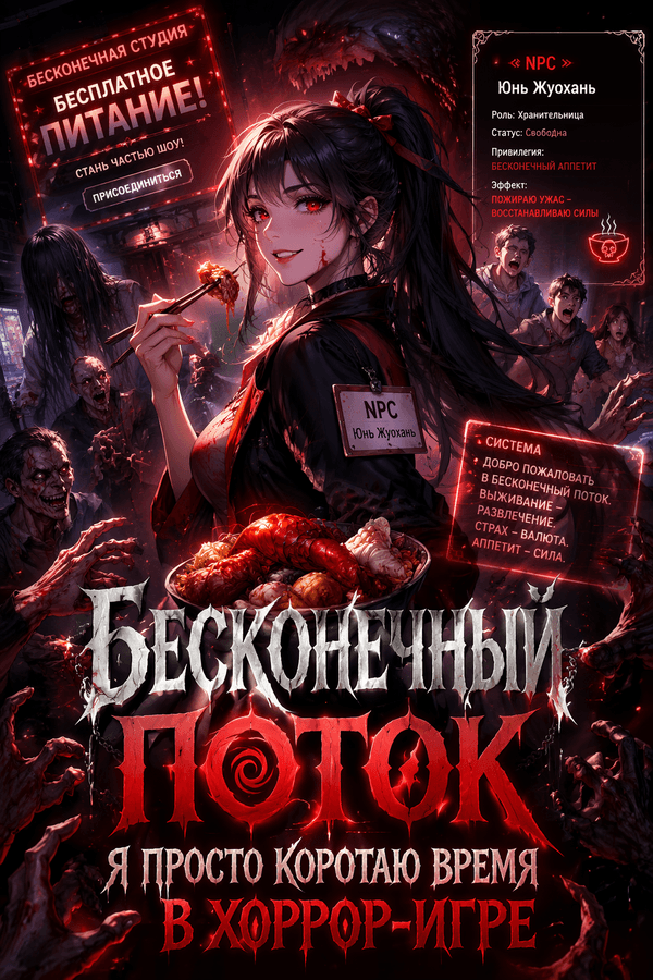 Бесконечный поток: Я просто коротаю время в хоррор-игре