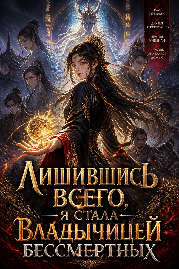 Лишившись всего, я стала владычицей бессмертных