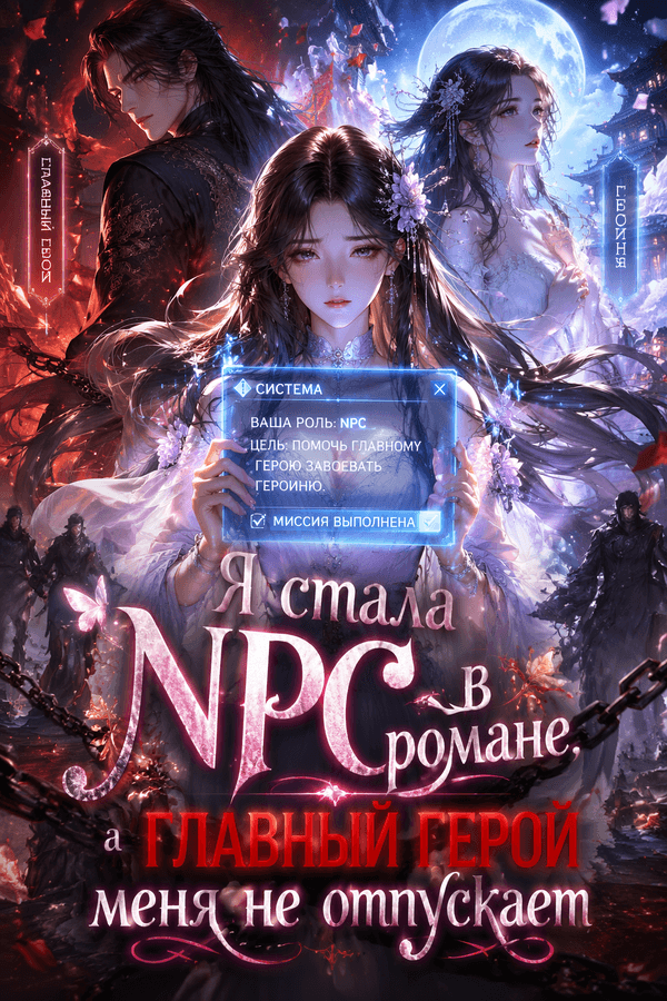 Я стала NPC в романе, а главный герой меня не отпускает