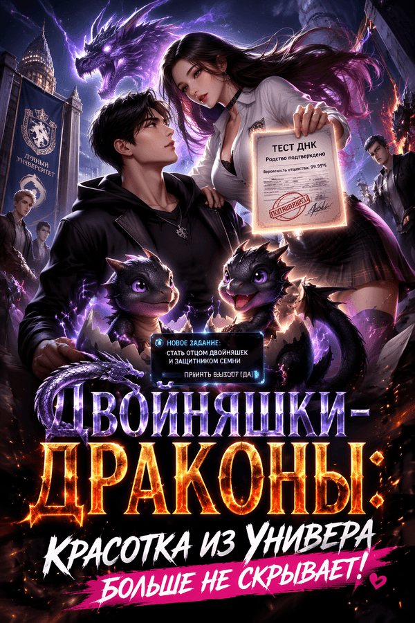 Двойняшки-драконы: Красотка из универа больше не скрывает!