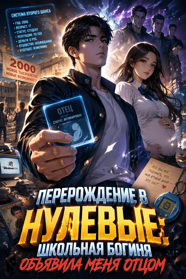 Перерождение в нулевые: школьная богиня объявила меня отцом