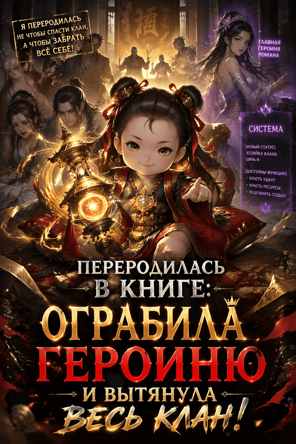 Переродилась в книге: ограбила героиню и вытянула весь клан!