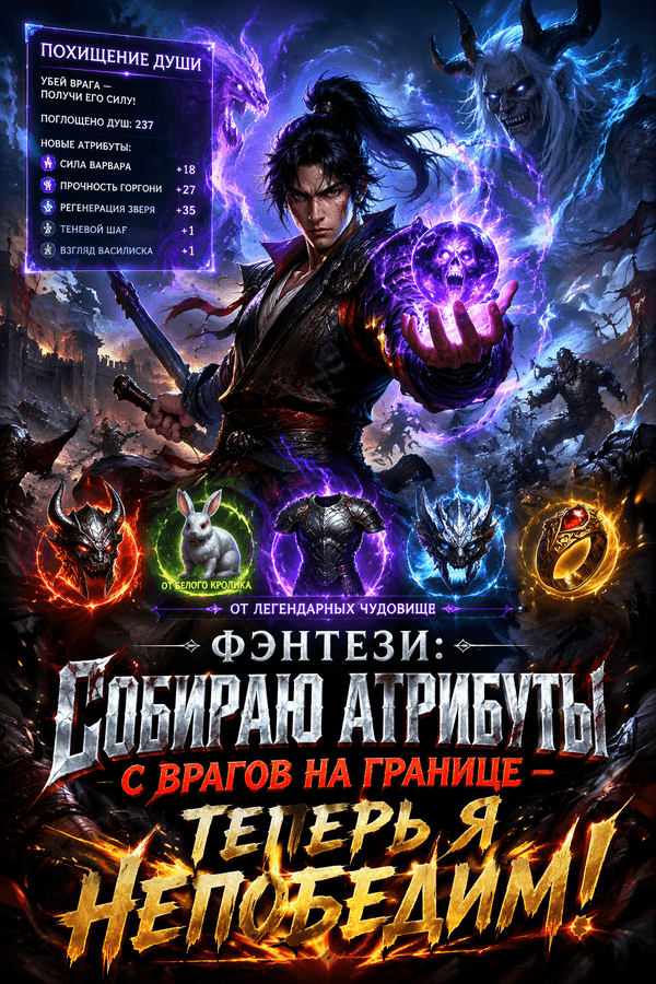 Фэнтези: Собираю атрибуты с врагов на границе — теперь я непобедим!