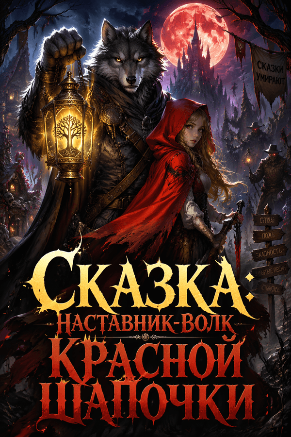 Сказка: Наставник-волк Красной Шапочки