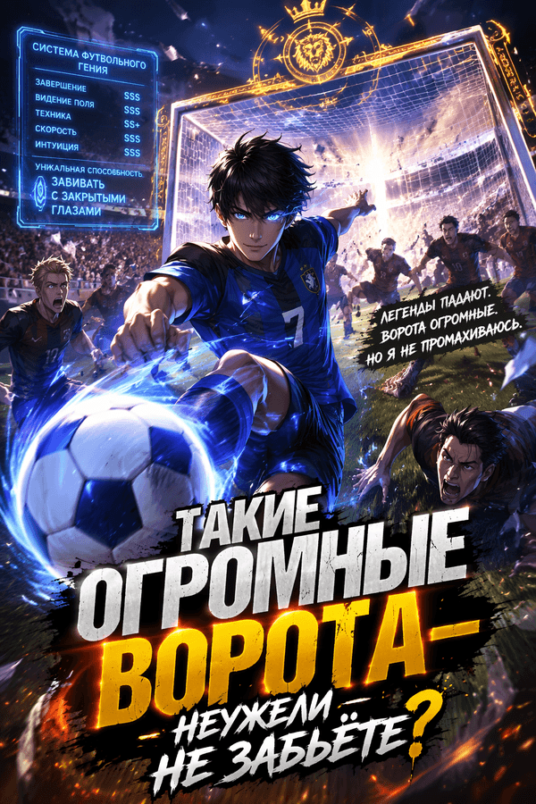 Такие огромные ворота — неужели не забьёте?