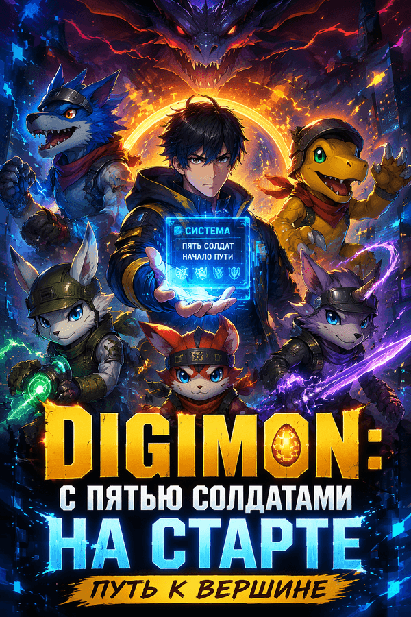 Digimon: С пятью солдатами на старте — путь к вершине