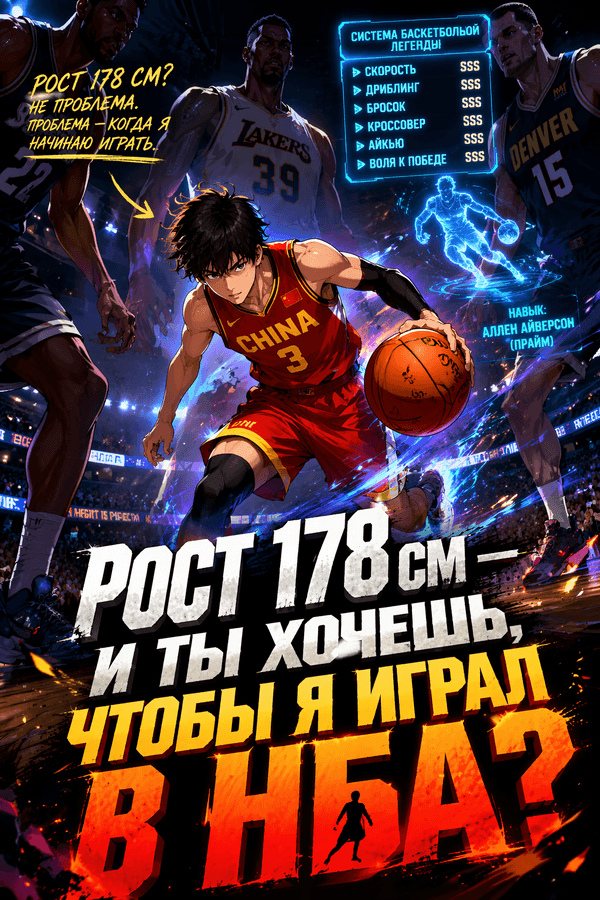Рост 178 см — и ты хочешь, чтобы я играл в НБА?