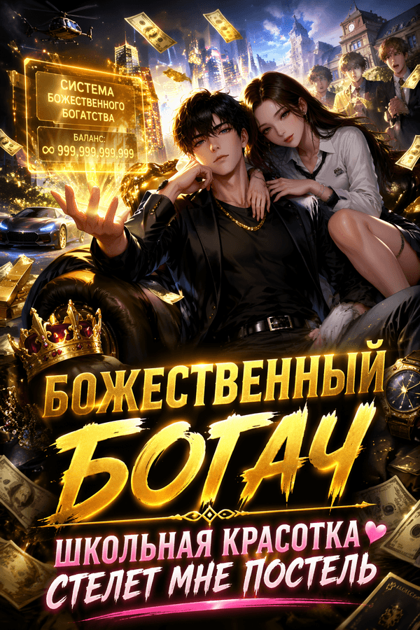 Божественный богач: Школьная красотка стелет мне постель