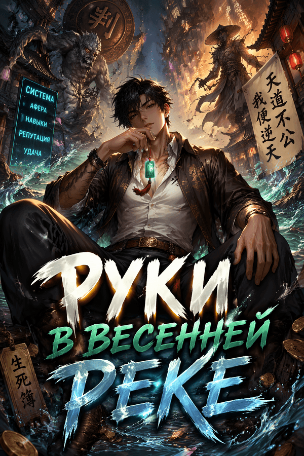 Руки в весенней реке