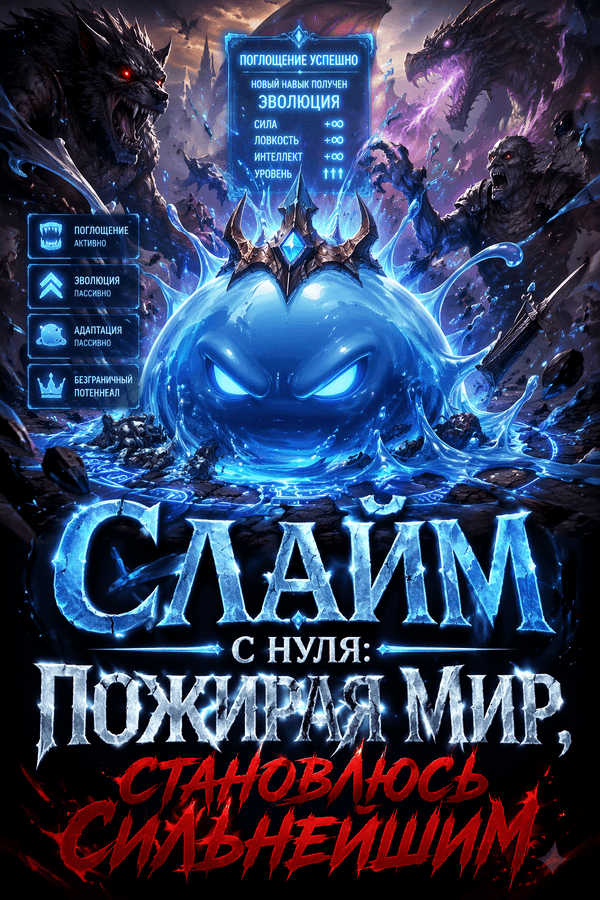 Слайм с нуля: Пожирая мир, становлюсь сильнейшим