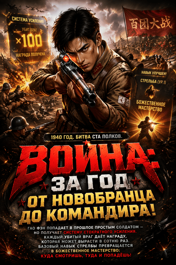 Война: За год от новобранца до командира!
