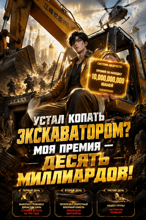 Устал копать экскаватором? Моя премия — десять миллиардов!