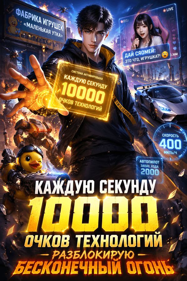 Каждую секунду 10000 очков технологий — разблокирую бесконечный огонь