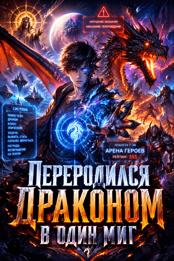 Переродился драконом в один миг