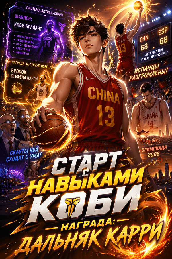 Старт с навыками Коби — награда: дальняк Карри