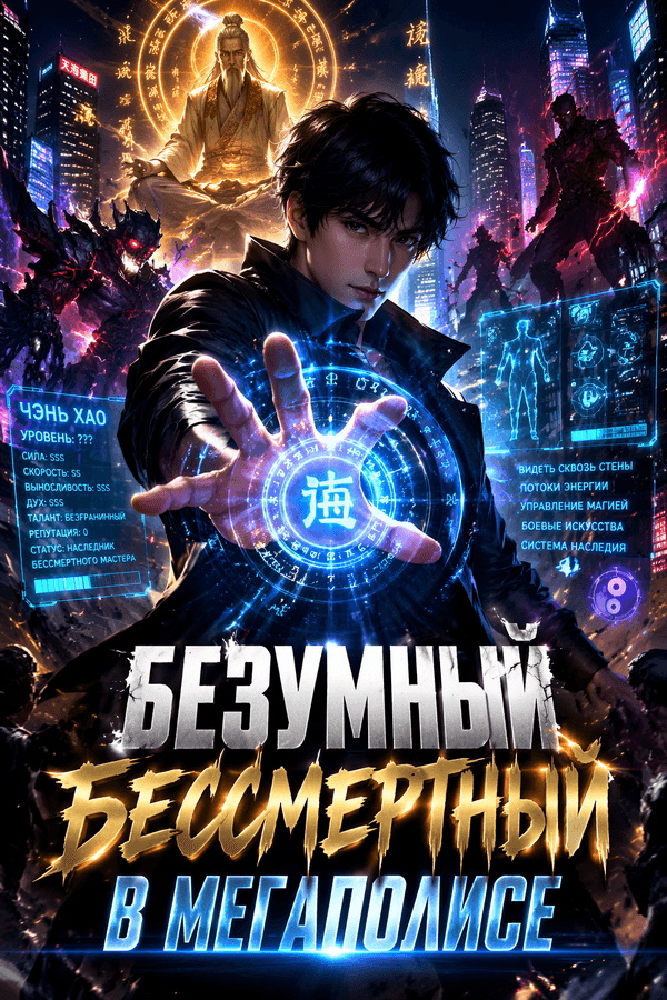 Безумный бессмертный в мегаполисе