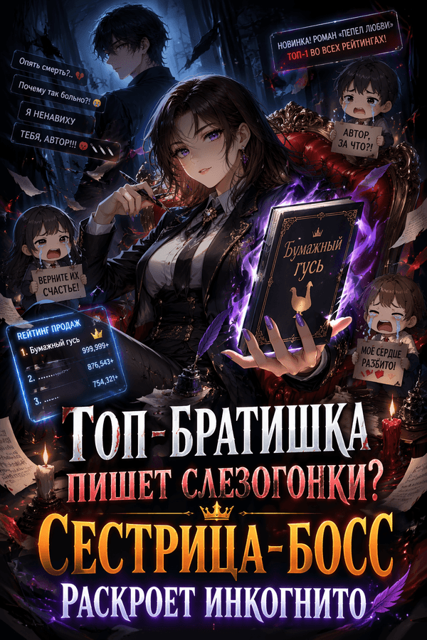 Топ-братишка пишет слезогонки? Сестрица-босс раскроет инкогнито