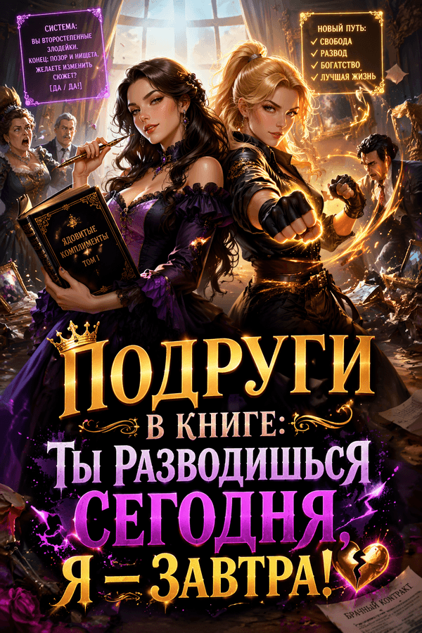Подруги в книге: ты разводишься сегодня, я — завтра!