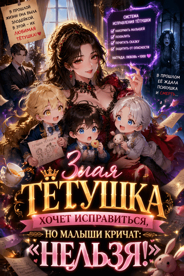 Злая тётушка хочет исправиться, но малыши кричат: «Нельзя!