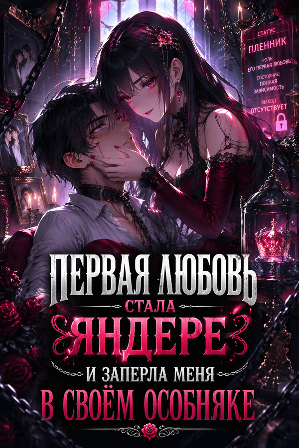 Первая любовь стала яндере и заперла меня в своём особняке