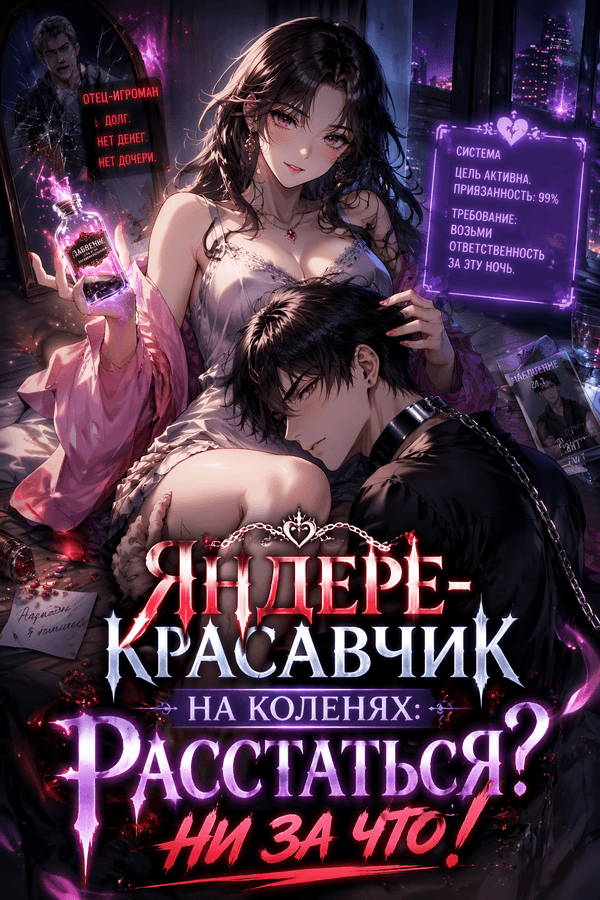 Яндере-красавчик на коленях: расстаться? Ни за что!
