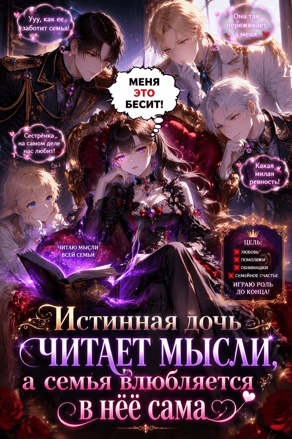 Истинная дочь читает мысли, а семья влюбляется в неё сама
