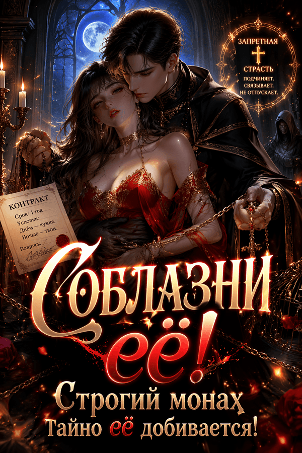 Соблазни её! Строгий монах тайно её добивается!