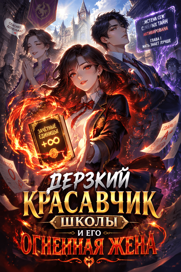 Дерзкий красавчик школы и его огненная жена