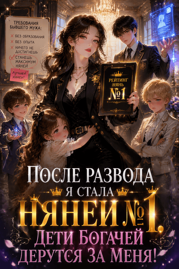 После развода я стала няней №1. Дети богачей дерутся за меня!