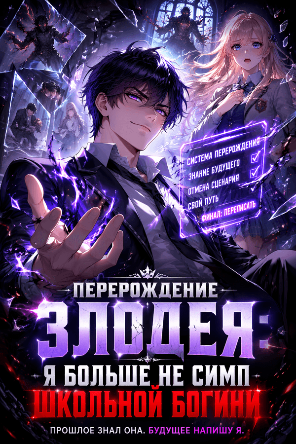 Перерождение злодея: Я больше не симп школьной богини