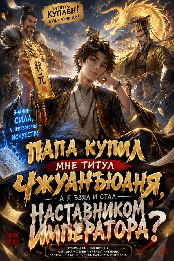 Папа купил мне титул чжуанъюаня, а я взял и стал наставником императора?