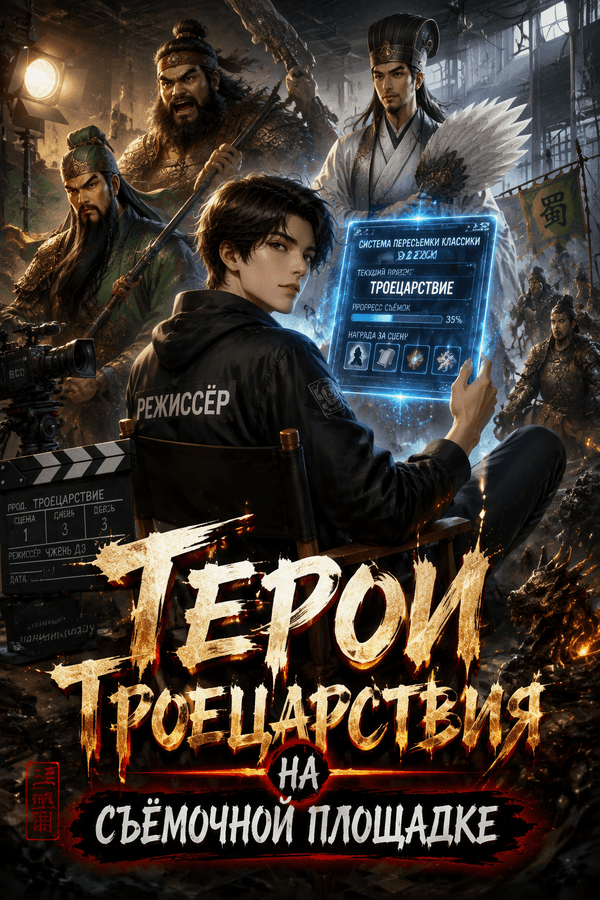 Герои Троецарствия на съёмочной площадке