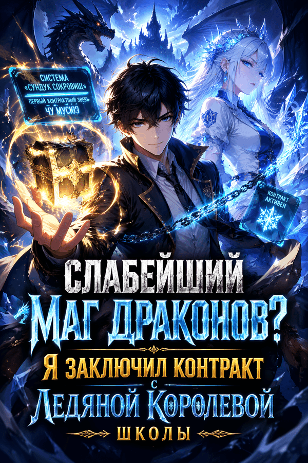Слабейший маг драконов? Я заключил контракт с ледяной королевой школы