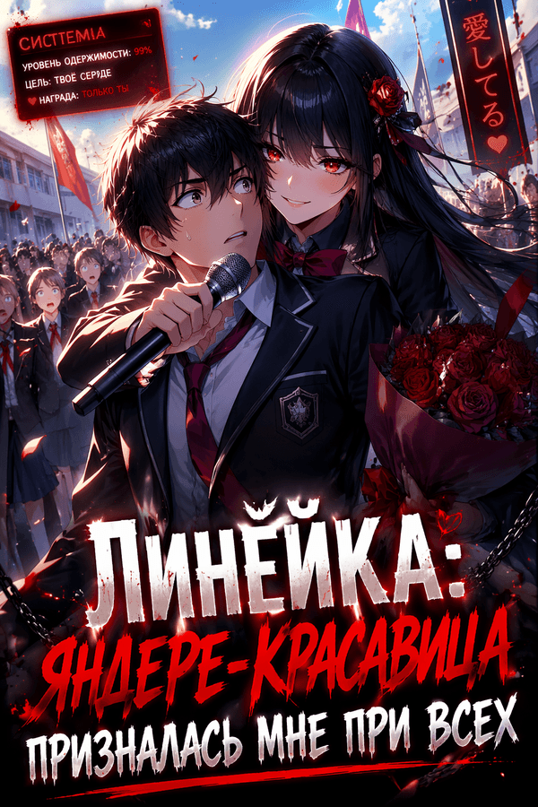 Линейка: яндере-красавица призналась мне при всех