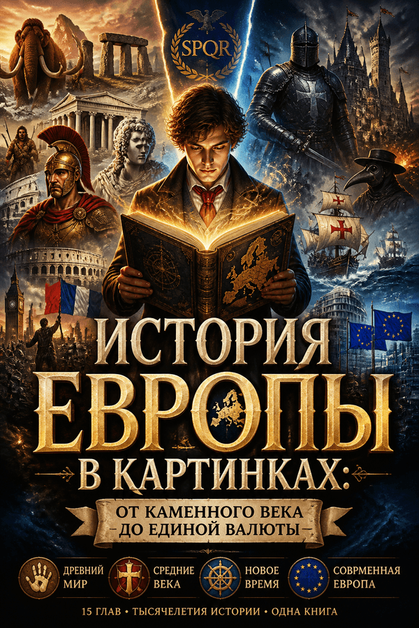 История Европы в картинках: От каменного века до единой валюты