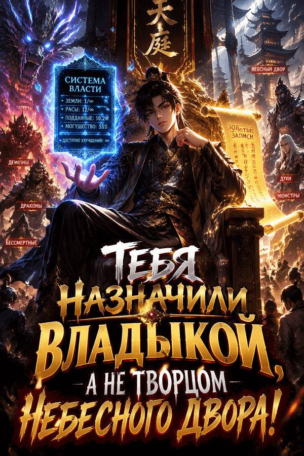 Тебя назначили владыкой, а не творцом Небесного Двора!
